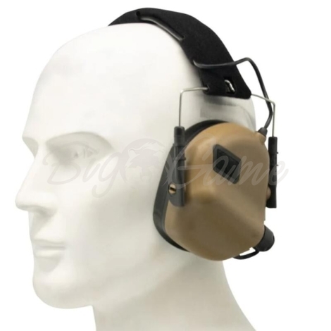 Наушники противошумные EARMOR M31 MOD3 Electronic Hearing Protector цв. Coyote Tan фото 3