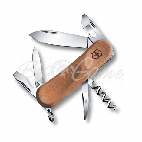 Нож VICTORINOX EvoWood 10 85мм 11 функций цв. орех (дерево) фото 1