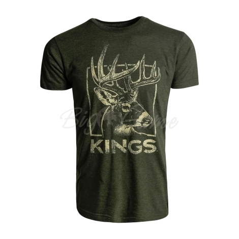 Футболка KING'S Ten Pointer Tee цвет Heather Military Green фото 1