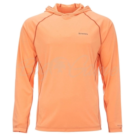 Термокофта SIMMS Solarflex Hoody цвет Coral Reef Heather фото 1