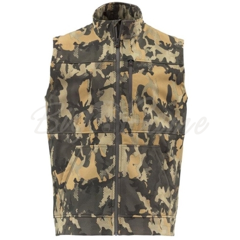 Жилет SIMMS Rogue Fleece Vest цвет Hex Flo Camo Timber фото 1