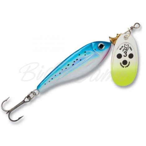 Блесна вращающаяся BLUE FOX Minnow Super Vibrax № 1 5 г код цв. SB фото 1