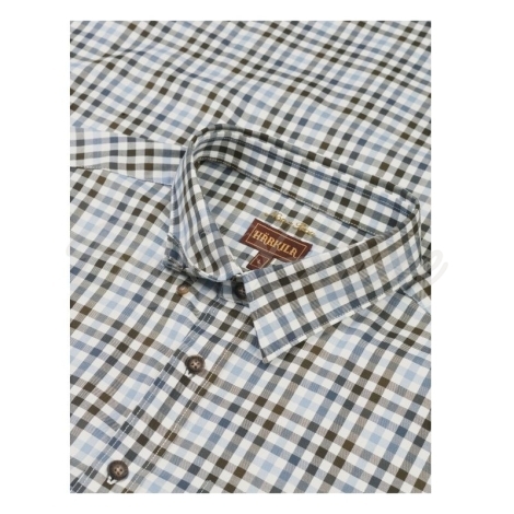 Рубашка HARKILA Milford Shirt цвет Heritage Blue Check фото 3