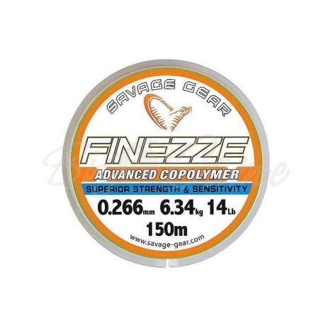 Леска SAVAGE GEAR Finezze Mono 150 м 0,181 мм цв. прозрачный фото 1