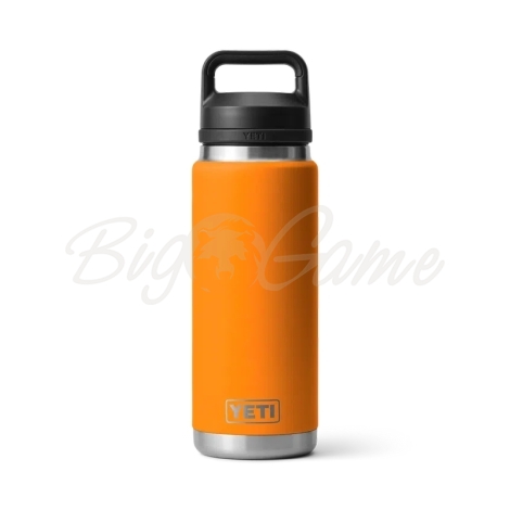 Термос YETI Rambler Bottle Chug Cap 760 цвет King Crab Orange фото 1