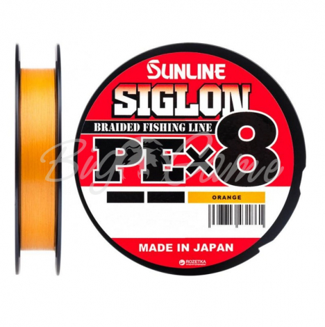 Плетенка SUNLINE Siglon PEx8 150 м цв. Оранжевый 0,121 мм фото 1