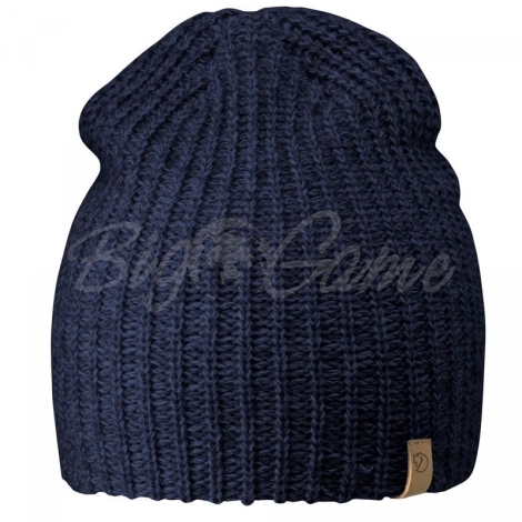 Шапка FJALLRAVEN Ovik Melange Beanie цвет 560 Navy фото 1