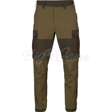Брюки HARKILA Logmar Lightweight zip off Trousers цвет Dark Olive / Willow Green фото 1