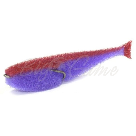 Поролоновая рыбка LEX Classic Fish CD 11 LRB (сиреневое тело / красная спина / красный хвост) фото 1