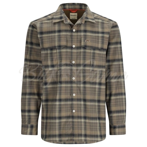 Рубашка SIMMS Coldweather LS Shirt цвет Hickory Asym Ombre Plaid фото 1