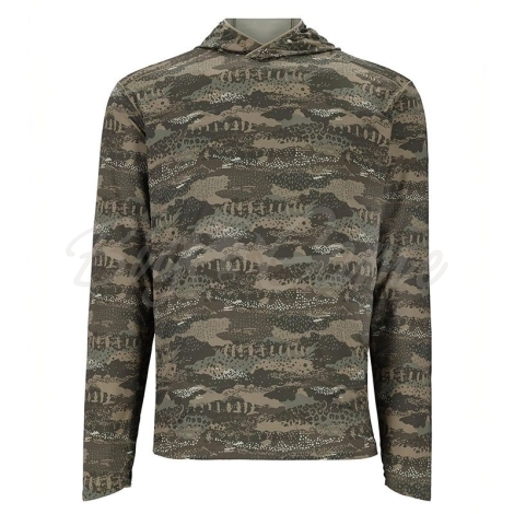 Термокофта SIMMS Bugstopper Solarflex Hoody цвет Shroud Loden фото 1