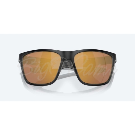 Очки поляризационные COSTA DEL MAR Ferg 580G р. XL цв. Matte Black цв. ст. Gold Mirror фото 2