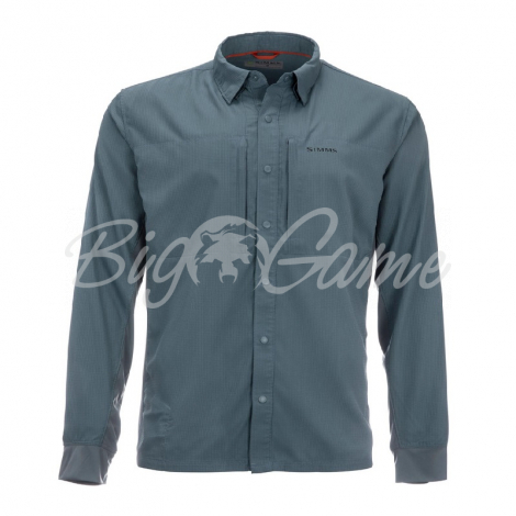 Рубашка SIMMS Bugstopper Intruder BiComp LS Shirt '21 цвет Storm фото 1