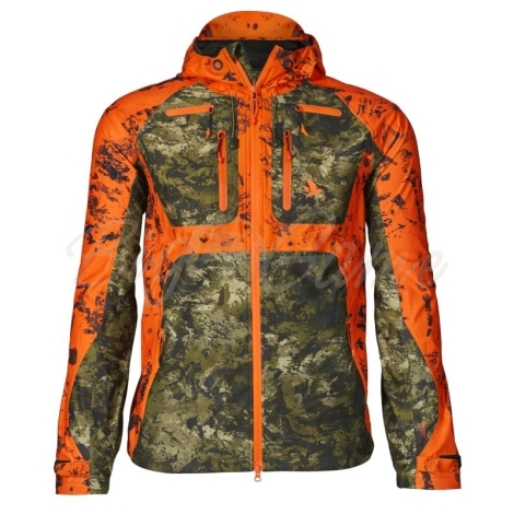 Куртка SEELAND Vantage jacket цвет InVis green / InVis orange blaze фото 1