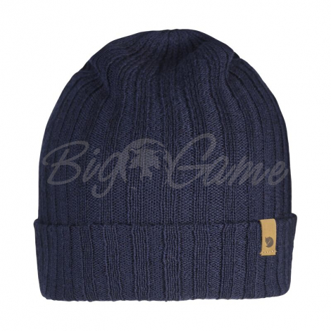 Шапка FJALLRAVEN Byron Hat Thin цв. 555 Dark Navy фото 1