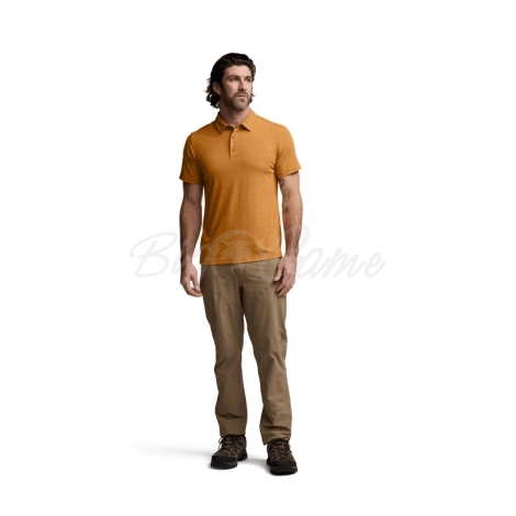 Футболка SITKA Essential SS Polo цвет Ember Heather фото 7