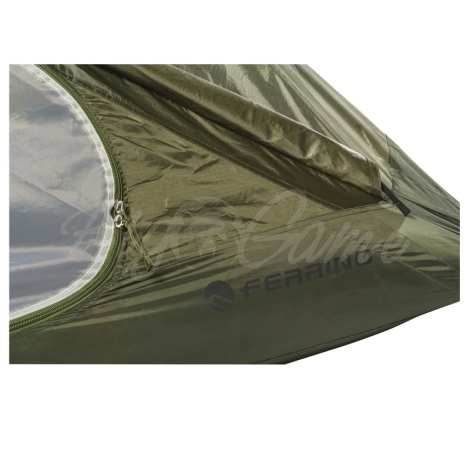 Палатка FERRINO Grit 2 цвет Оливковый фото 5