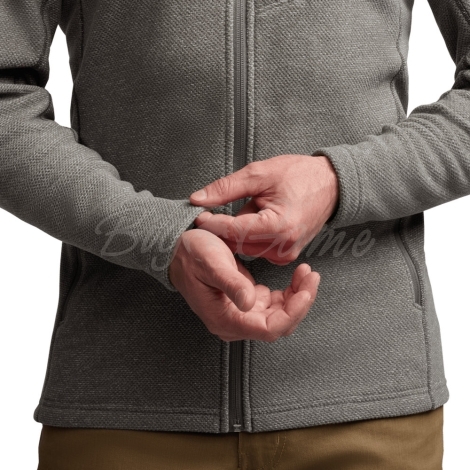 Толстовка SITKA Snowcrest Full-Zip Hooded Fleece цвет Woodsmoke Heather фото 3