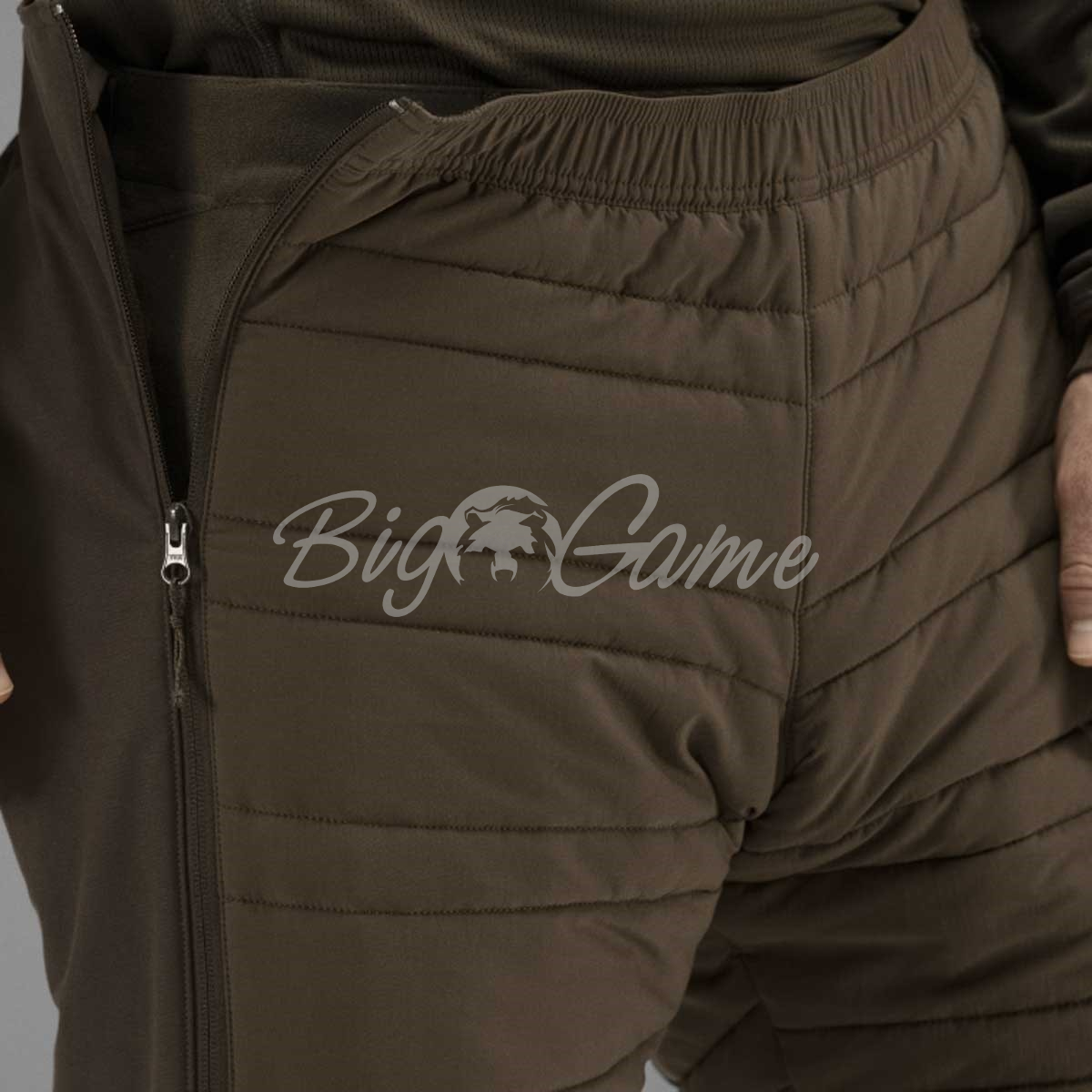 Купить брюки HARKILA Mountain Hunter Insulated Breeks цвет Hunting Green /  Shadow Brown в интернет магазине BigGame.ru в Москве