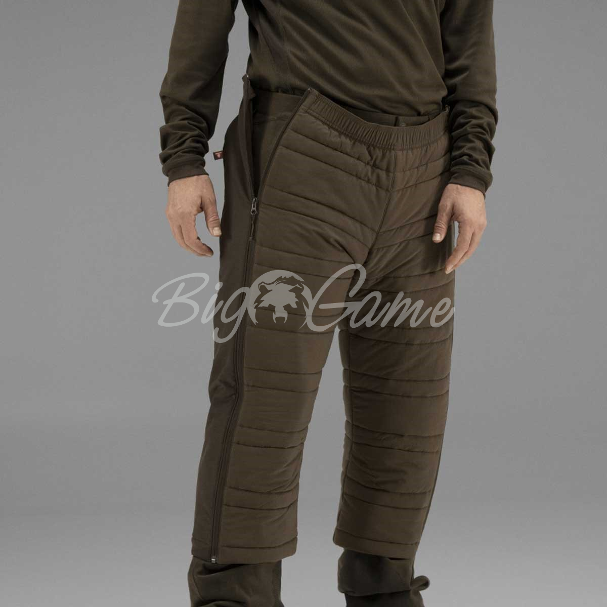 Купить брюки HARKILA Mountain Hunter Insulated Breeks цвет Hunting Green /  Shadow Brown в интернет магазине BigGame.ru в Москве