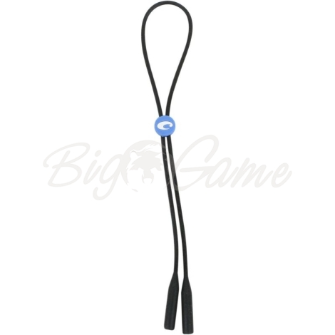 Шнурок для очков COSTA DEL MAR Bowline Silicone Retainer цв. 11 Black/Blue фото 1