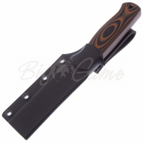 Нож OWL KNIFE Hoot сталь M390 рукоять G10 черно-оранжевая фото 2