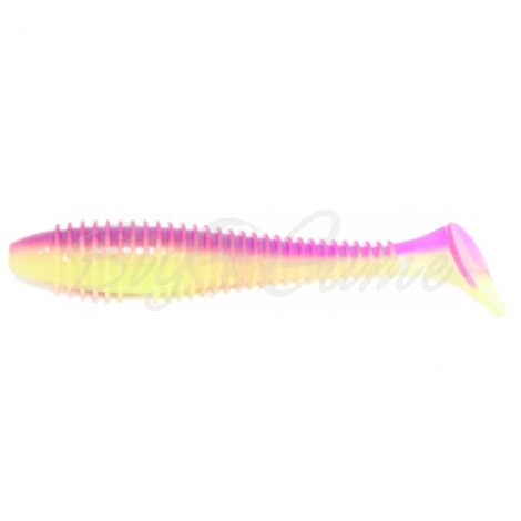 Виброхвост KEITECH Swing Impact Fat 3,8" (6 шт.) цв. PAL #12 Grape Shad фото 1