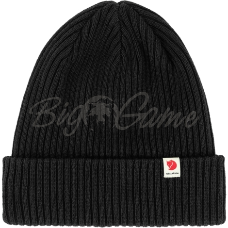 Шапка FJALLRAVEN Rib Hat цвет Black фото 2