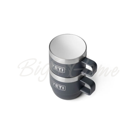 Термокружка YETI Rambler Espresso Stackable Mug (2 шт.) 1 цвет Charcoal фото 8