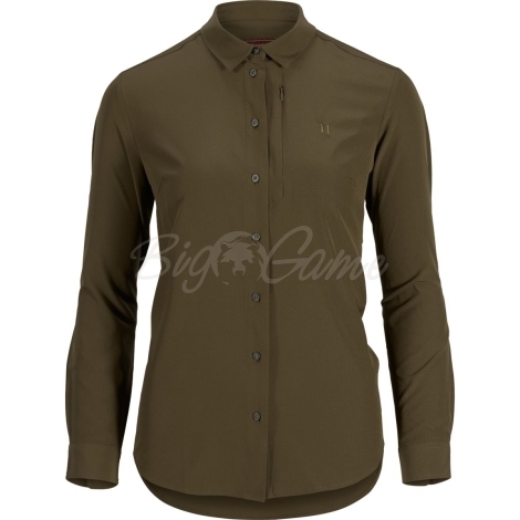 Купить рубашку HARKILA Trail L/S Shirt Women цвет Willow green в интернет магазине BigGame.ru в Москве