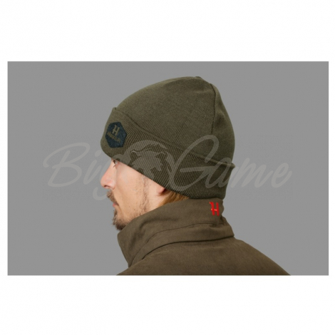 Шапка HARKILA Driven Hunt reversible beanie цв. Willow green фото 2