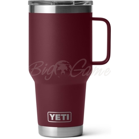 Термокружка YETI Rambler Travel Mug 887 цвет Wild Vine Red фото 1