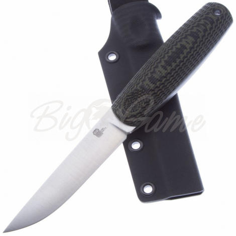 Нож OWL KNIFE North-S сталь N690 рукоять G10 черно-оливковая фото 3