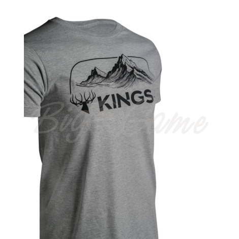Футболка KING'S High Country Tee цвет Heather Grey фото 3
