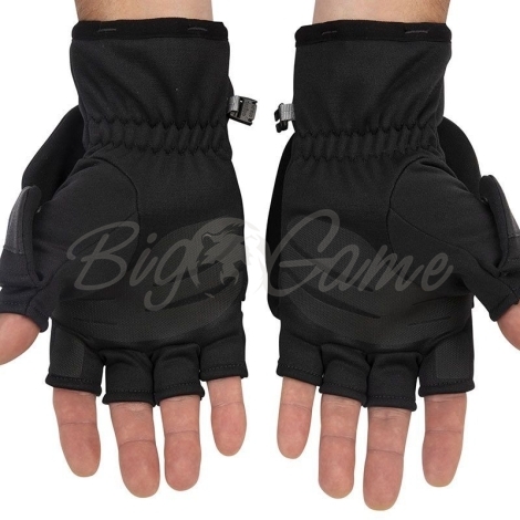 Рукавицы SIMMS Freestone Foldover Mitt 2021 цвет Black фото 3