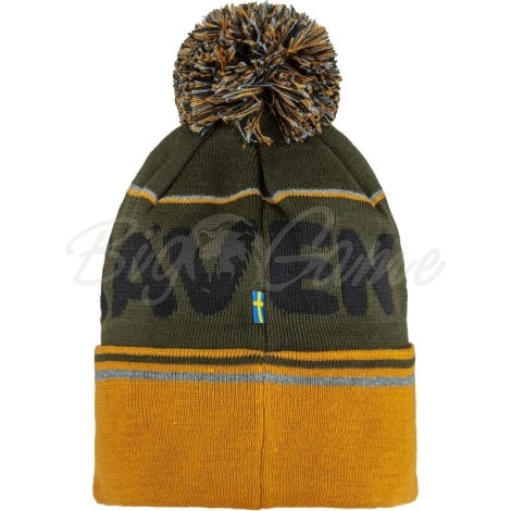 Шапка FJALLRAVEN Pom Hat цвет Deep Forest-Acorn фото 2