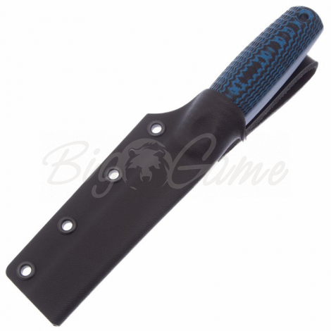 Нож OWL KNIFE North-S сталь N690 рукоять G10 черно-синяя фото 2