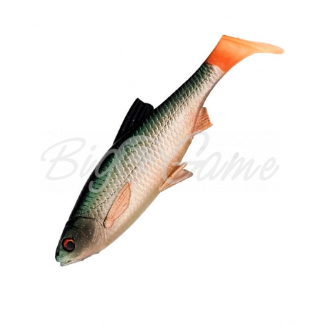 Приманка SAVAGE GEAR 3D LB River Roach Paddletail (2 шт.) Речная плотва 18 см цв. Green Silver G фото 1