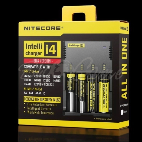 Зарядное устройство NITECORE Nitecore V2 Intellicharge I4 фото 2
