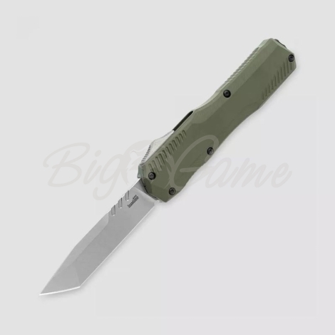 Нож складной автоматический KERSHAW Livewire Tatno сталь Magnacut рукоять Алюминий цв. Зеленый фото 1