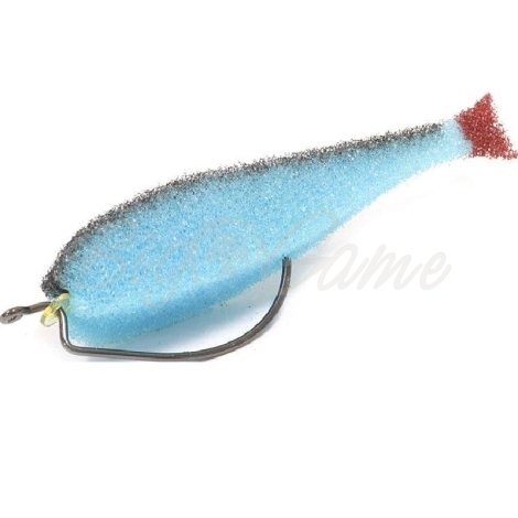 Поролоновая рыбка LEX Classic Fish 12 OF2 BLBLB (синее тело / синяя спина / красный хвост) фото 1