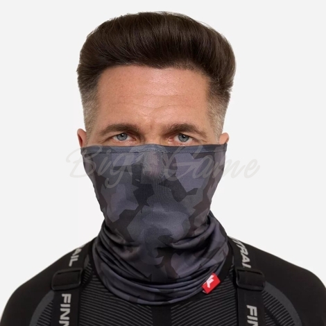 Шарф-труба FINNTRAIL Tube 9800 цвет Camo Shadow Black фото 5