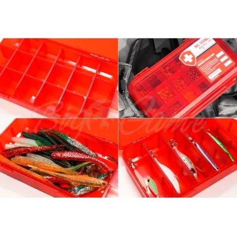 Коробка рыболовная MONCROSS MC 204WB цвет красный фото 2