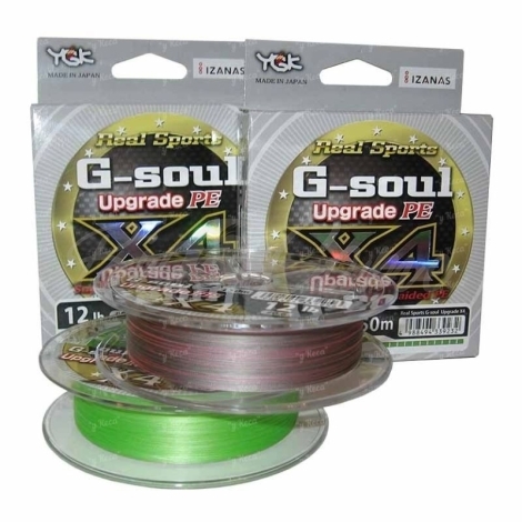 Плетенка YGK Real Sports G-Soul Upgrade PEx8 100 м цв. зеленый # 0,4 фото 1
