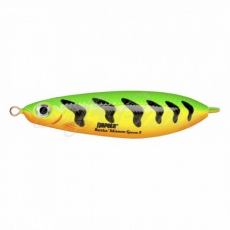 Блесна колеблющаяся RAPALA Rattlin Minnow Spoon с шумовой камерой 16 г цв. FT фото 1