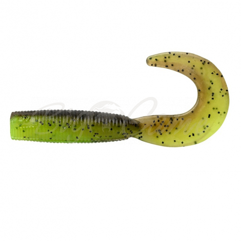 Твистер DAIWA Bait Junkie 2,5 Grub 80 мм (5 шт.) цв. Gp Chartreuse Uv фото 1