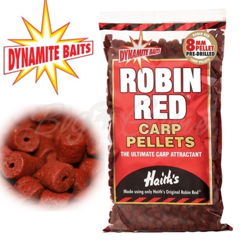 Пеллетс просверленный DYNAMITE BAITS Robin Red Carp 8 мм фото 1