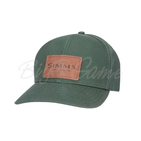 Кепка SIMMS Leather Patch Cap цвет Foliage фото 1