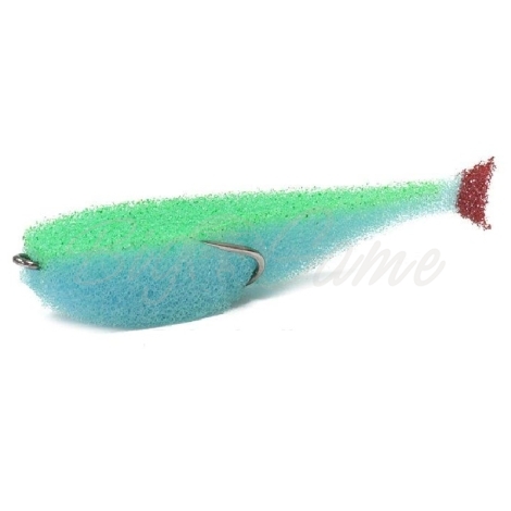 Поролоновая рыбка LEX Classic Fish CD 12 BLGB (синее тело / зеленая спина / красный хвост) фото 1