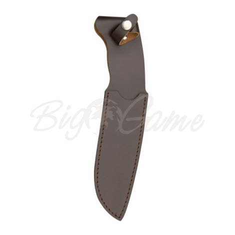 Нож охотничий FOX KNIVES Hunting Knife сталь 440А, рукоять дерево Пакка, цв. коричневый фото 3